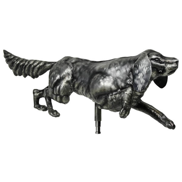 Windwijzer Hond 3D design RVS M - Afbeelding 2