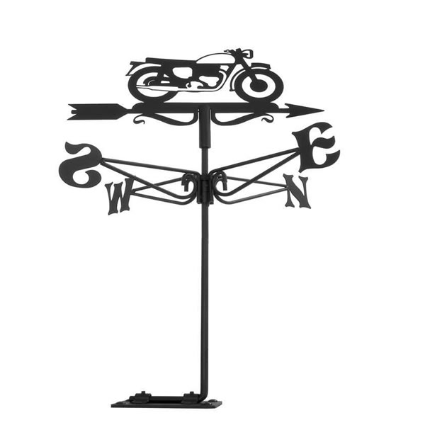 Windwijzer Vintage Motorfiets Deco design S - Afbeelding 2