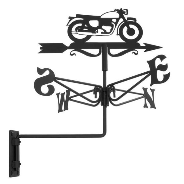 Windwijzer Vintage Motorfiets Deco design S - Afbeelding 3
