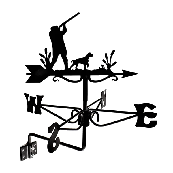 Windwijzer Jager met hond Deco design S
