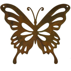 Raamdecoratie Vlinder Paula cortenstaal