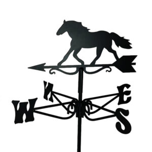 windwijzer galopperend paard rustiek