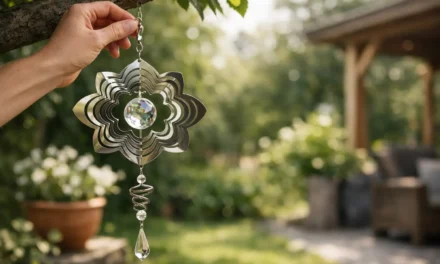 Windspinner ophangen in tuin: zo doe je dat