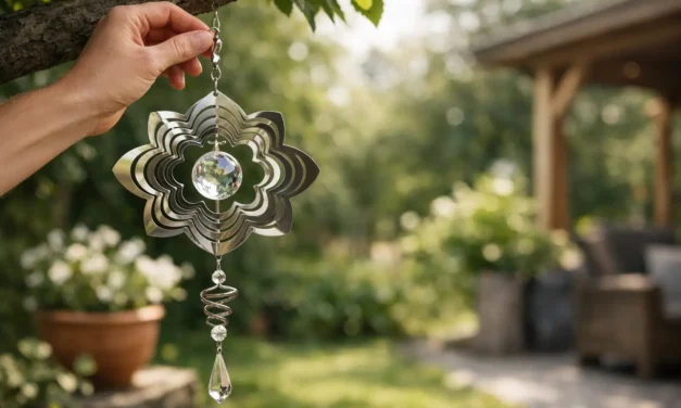 Windspinner ophangen in tuin: zo doe je dat