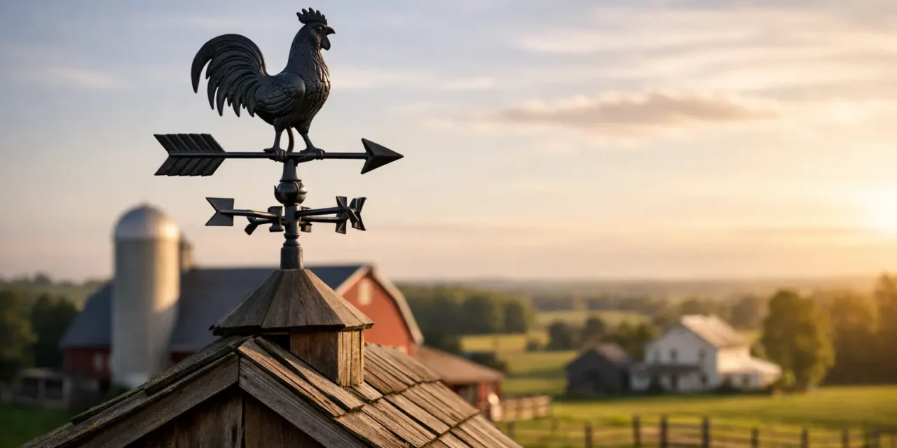 Windwijzer voor boerderij stijl kiezen